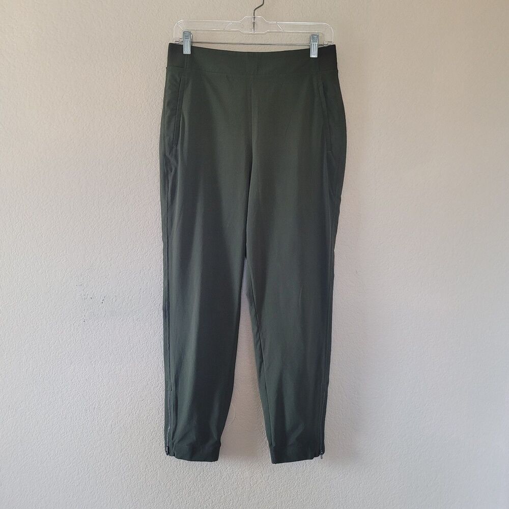 Athleta Womens Brooklyn Heights Jogger Size 6 Dark Green Travel Hiking Athletic